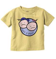 Boy and Girl Logo Infant Toddler T Shirt-Direct To Garment Print-Brisco Baby