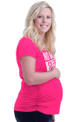 No More Silent Nights Maternity T-Shirt-Direct To Garment Print-Brisco Baby