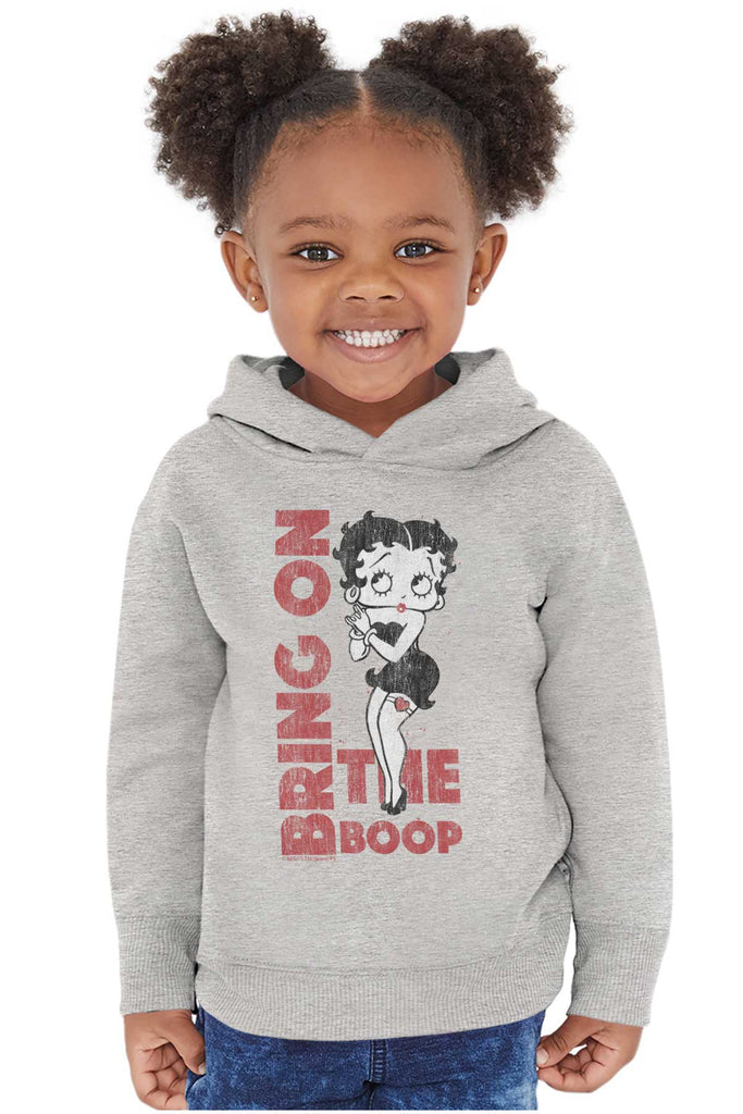 Bring The Boop Toddler Pullover Hoodie-Direct To Garment Print-Brisco Baby