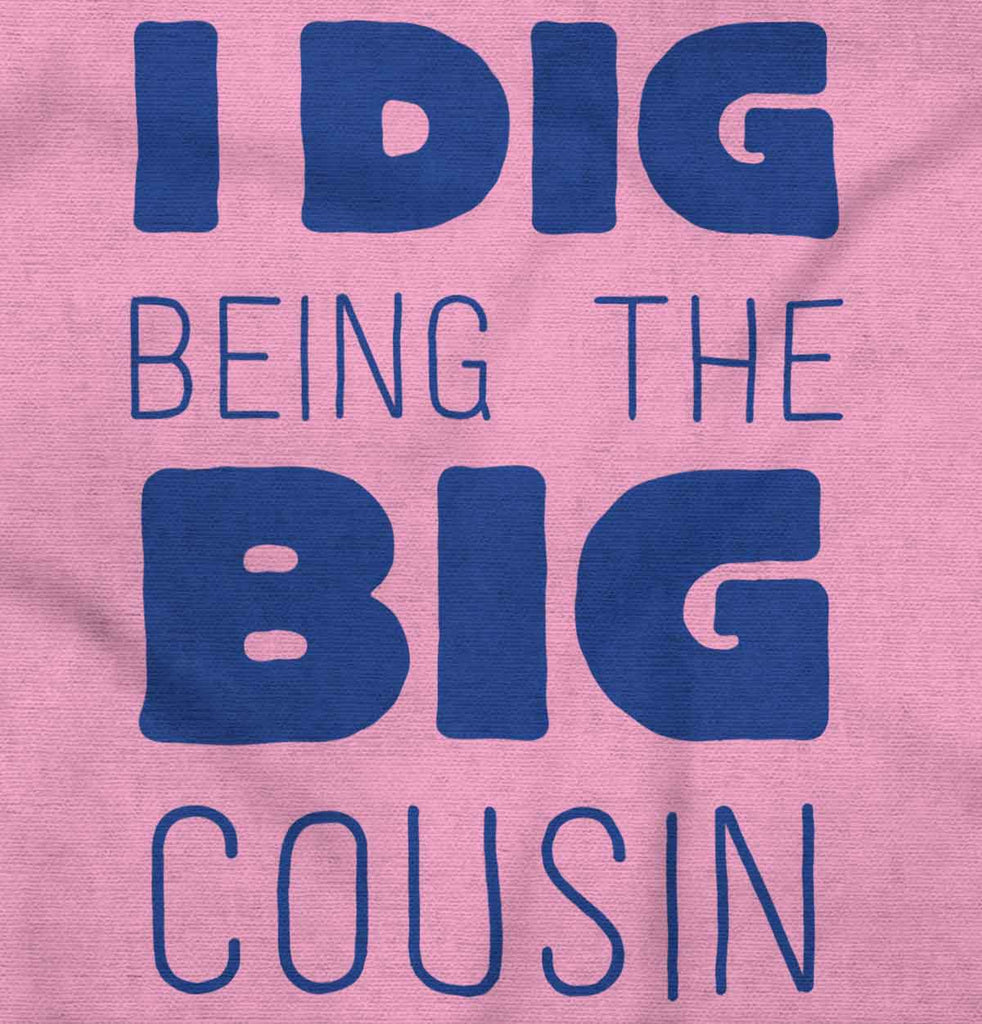 Dig Big Cousin Infant Baby Bib-Direct To Garment Print-Brisco Baby
