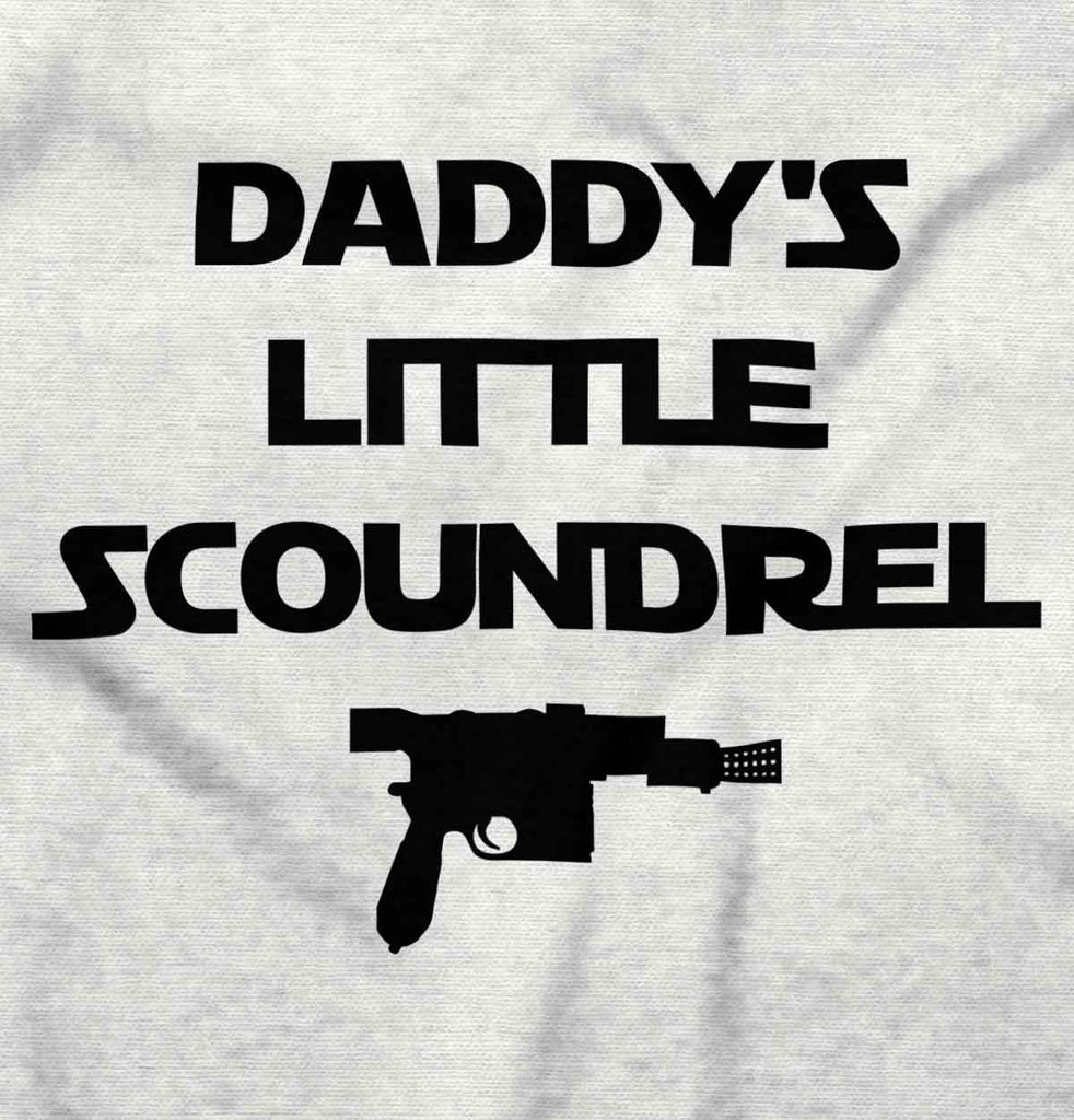 Daddy's Little Scoundrel Infant Baby Bib-Direct To Garment Print-Brisco Baby