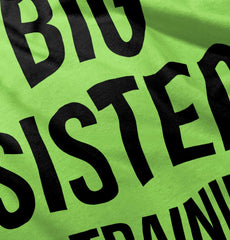 Big Sister In Training Infant Toddler T Shirt-Direct To Garment Print-Brisco Baby