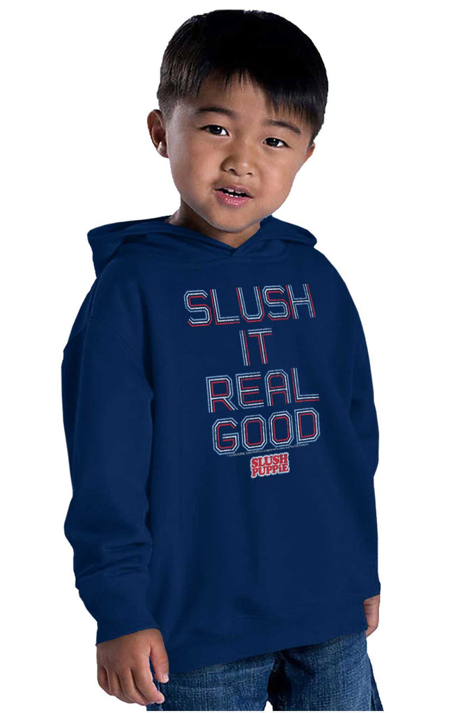 Slush It Real Good Toddler Pullover Hoodie-Direct To Garment Print-Brisco Baby