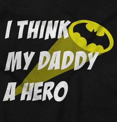 Daddy Is Batman Romper Bodysuit-Misc-Brisco Baby