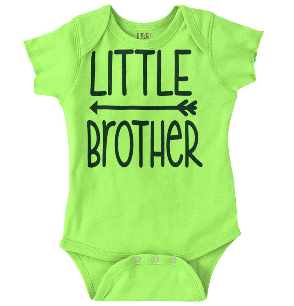 Little Brother Romper Bodysuit-Direct To Garment Print-Brisco Baby