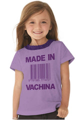 Made In Vachina Toddler Ruffled Trim T-Shirt-Direct To Garment Print-Brisco Baby