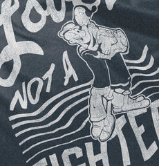 Lover Not A Fighter Toddler Football Jersey Tee-Direct To Garment Print-Brisco Baby