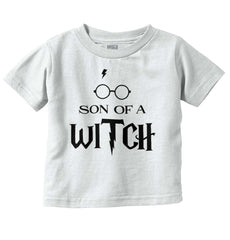 Son Of A Witch Infant Toddler T Shirt-Direct To Garment Print-Brisco Baby