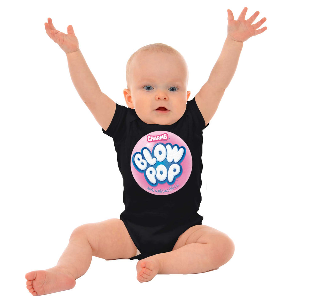 Charms Blow Pop Romper Bodysuit-Direct To Garment Print-Brisco Baby