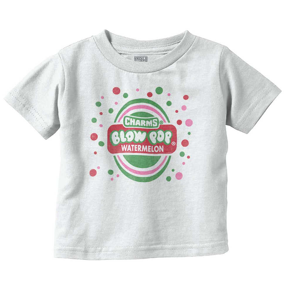 Watermelon Blow Pop Infant Toddler T Shirt-Direct To Garment Print-Brisco Baby