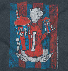 Distressed Icee Toddler Football Jersey Tee-Direct To Garment Print-Brisco Baby