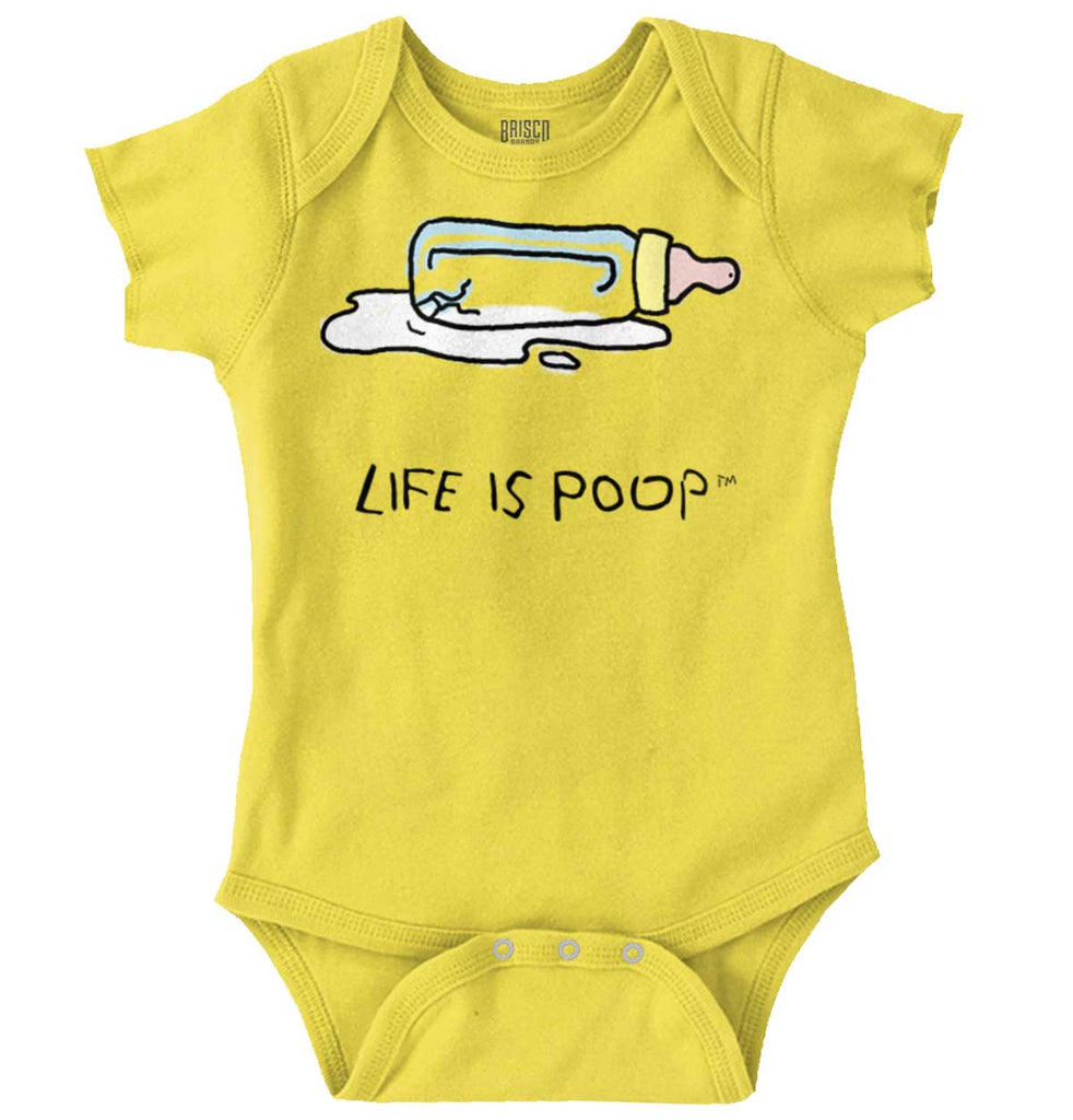 Spilt Milk Romper-Direct To Garment Print-Brisco Baby