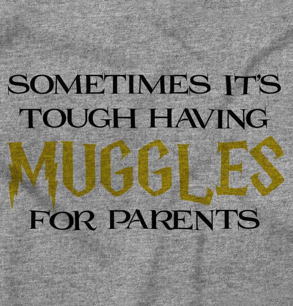 Muggles For Parents Romper Bodysuit-Direct To Garment Print-Brisco Baby