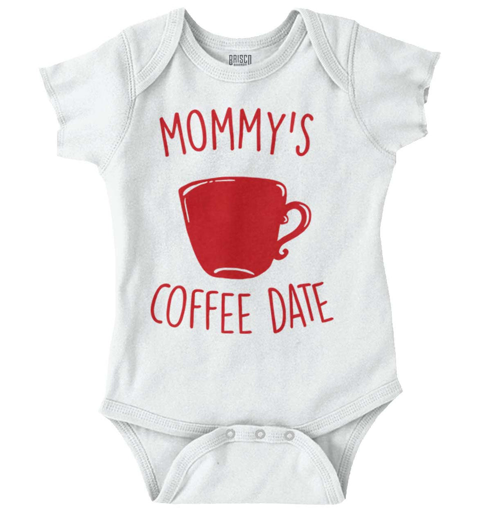 Mommy's Coffee Date Romper Bodysuit-Direct To Garment Print-Brisco Baby