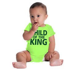 Child Of The King Romper Bodysuit-Direct To Garment Print-Brisco Baby