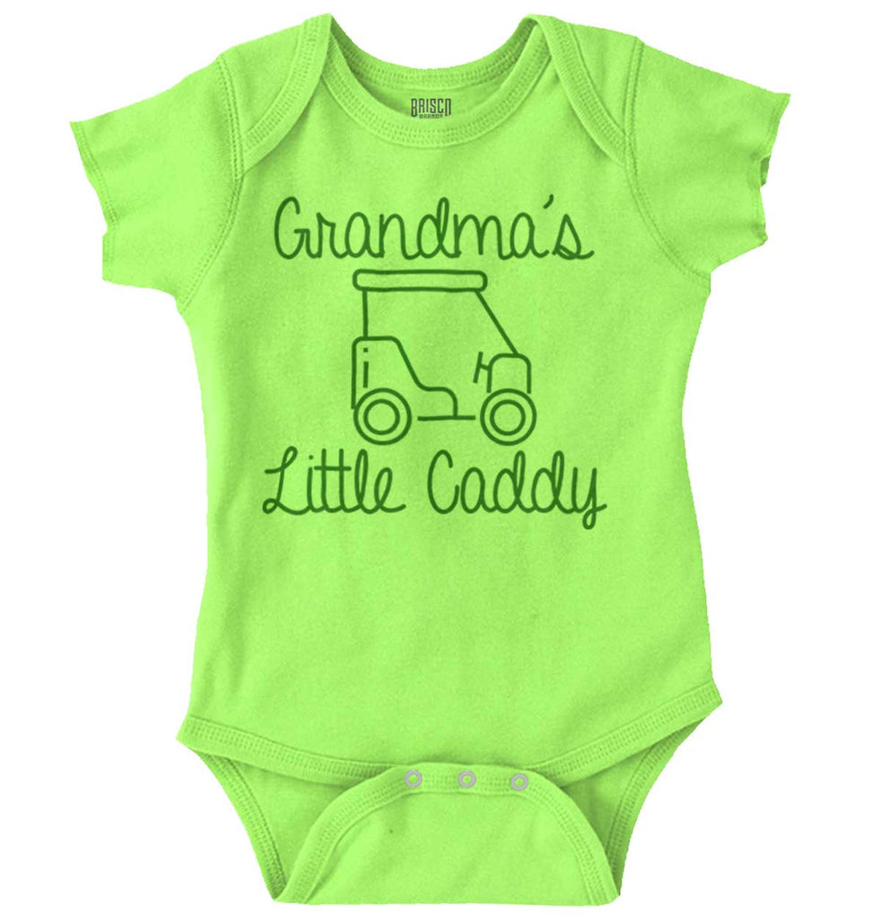 Grandma's Little Caddy Romper Bodysuit-Direct To Garment Print-Brisco Baby