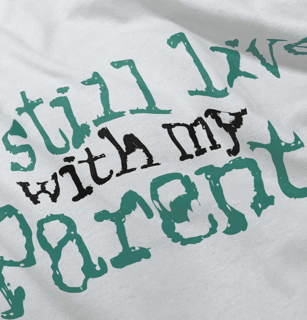 With My Parents Infant Baby Bib-Direct To Garment Print-Brisco Baby