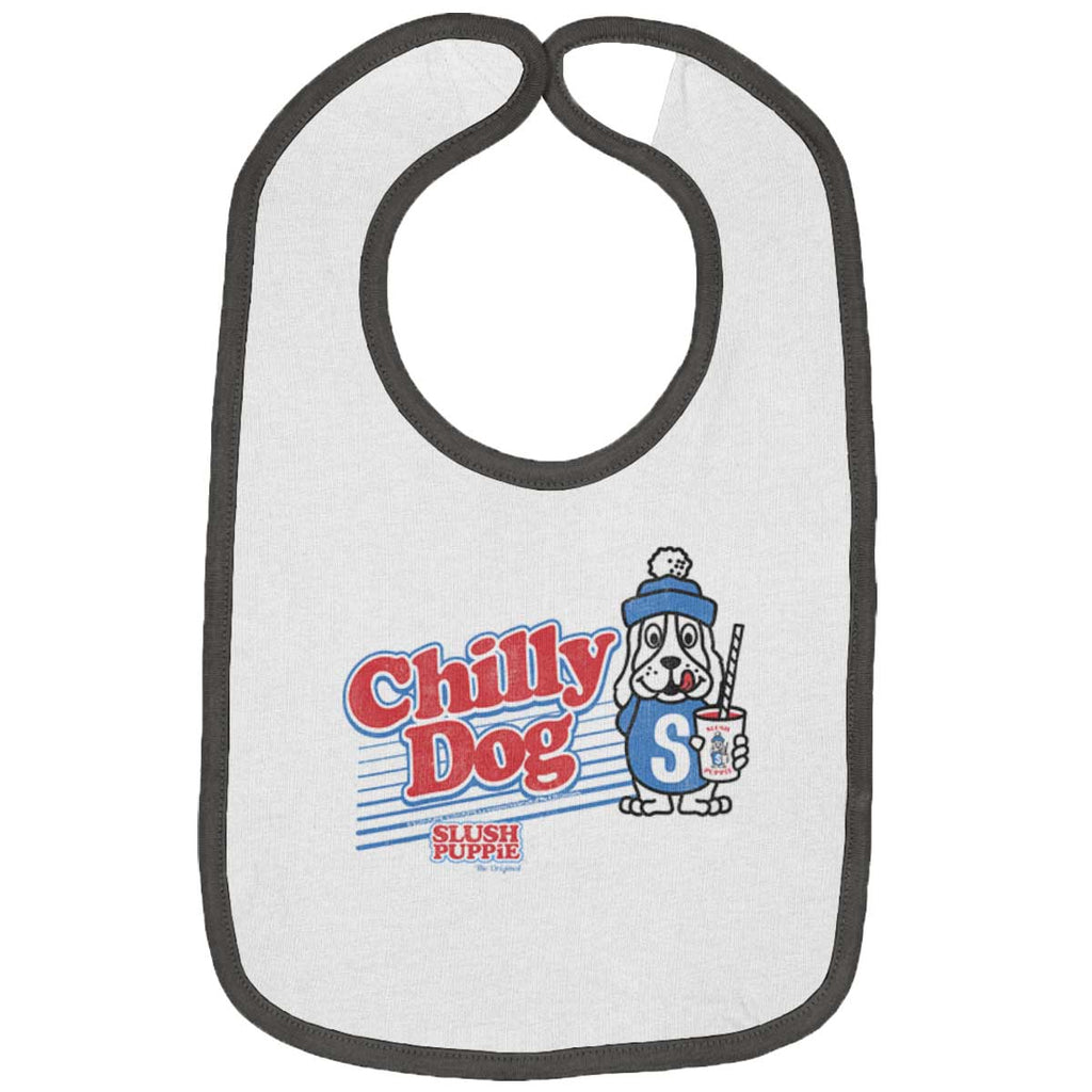 Chilly Dog Trimmed Colored Velcro Bib-Direct To Garment Print-Brisco Baby