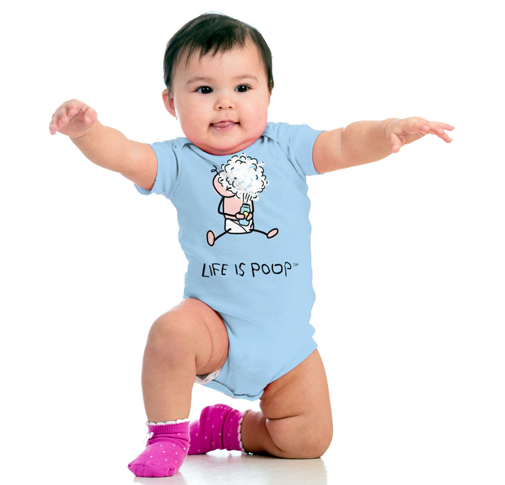 Baby Powder Romper Bodysuit-Direct To Garment Print-Brisco Baby