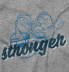 Get Stronger Toddler Football Jersey Tee-Direct To Garment Print-Brisco Baby