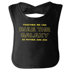 Rule The Galaxy Infant Baby Bib-Direct To Garment Print-Brisco Baby