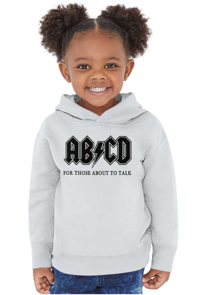 AB CD Toddler Pullover Hoodie-Direct To Garment Print-Brisco Baby