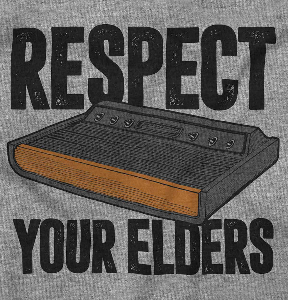 Respect Your Elders Dungeons Romper Bodysuit-Direct To Garment Print-Brisco Baby