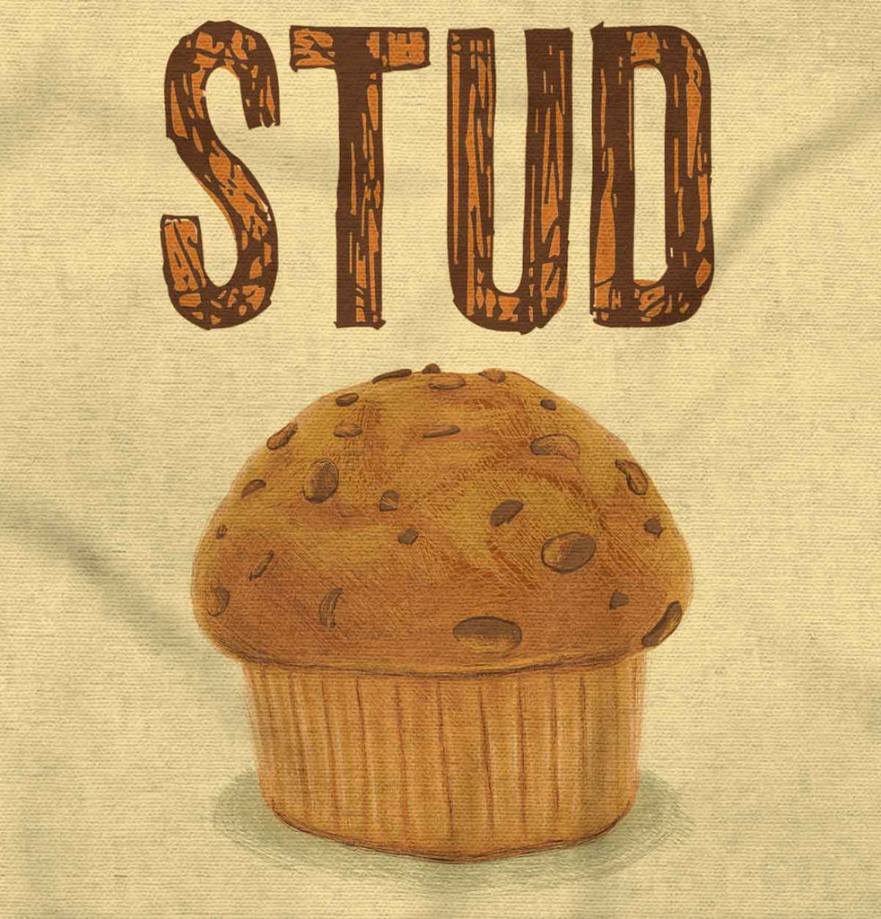 Stud Muffin Romper Bodysuit-Direct To Garment Print-Brisco Baby