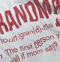 Grandma Infant Toddler T Shirt-Direct To Garment Print-Brisco Baby