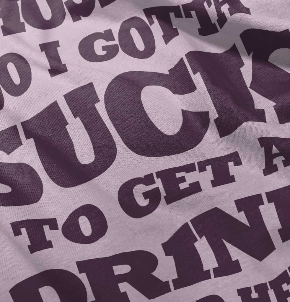 Get A Drink Infant Toddler T Shirt-Direct To Garment Print-Brisco Baby