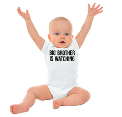 Big Brother Is Watching Romper Bodysuit-Direct To Garment Print-Brisco Baby