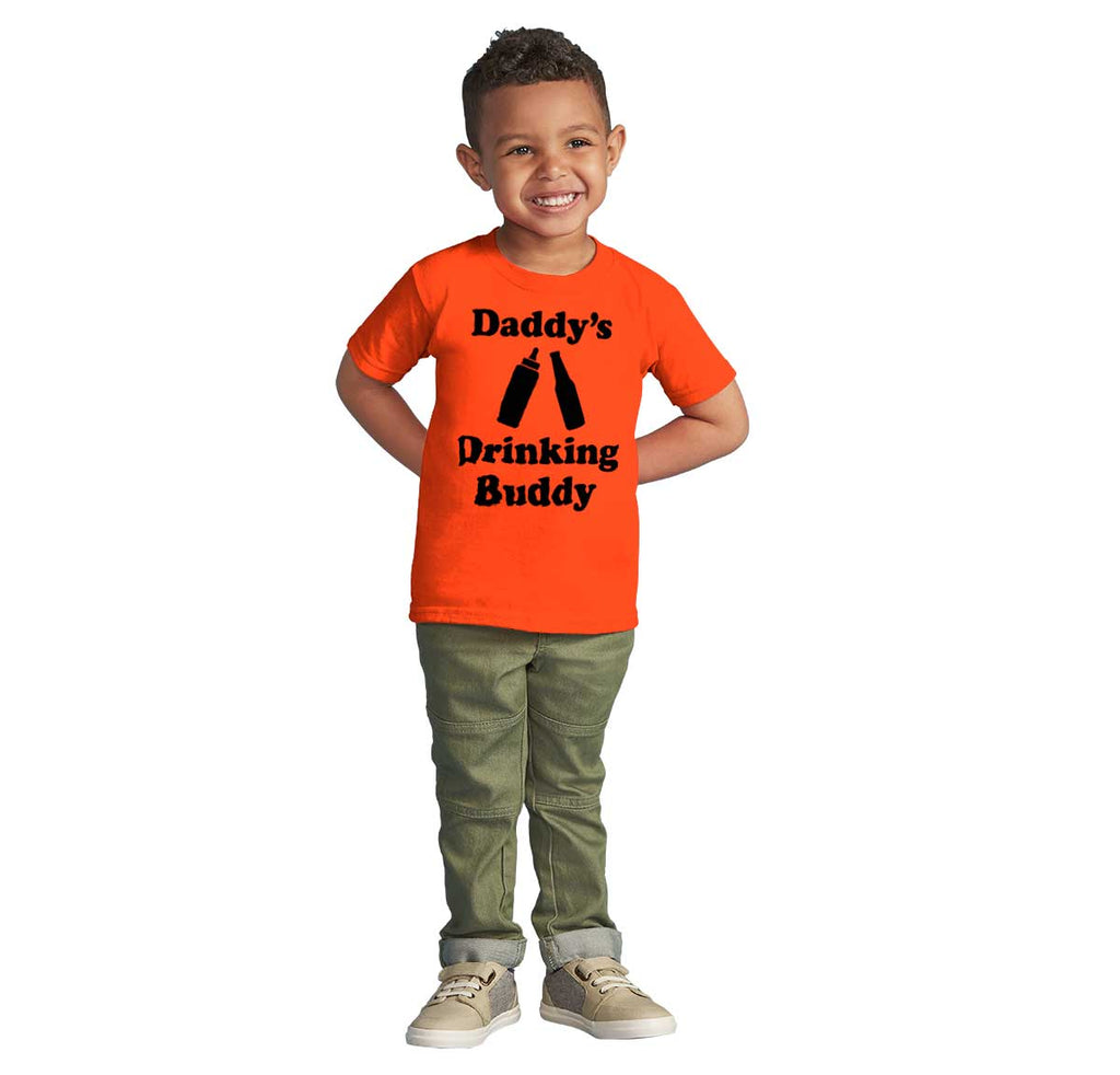 Drinking Buddy Infant Toddler T Shirt-Direct To Garment Print-Brisco Baby