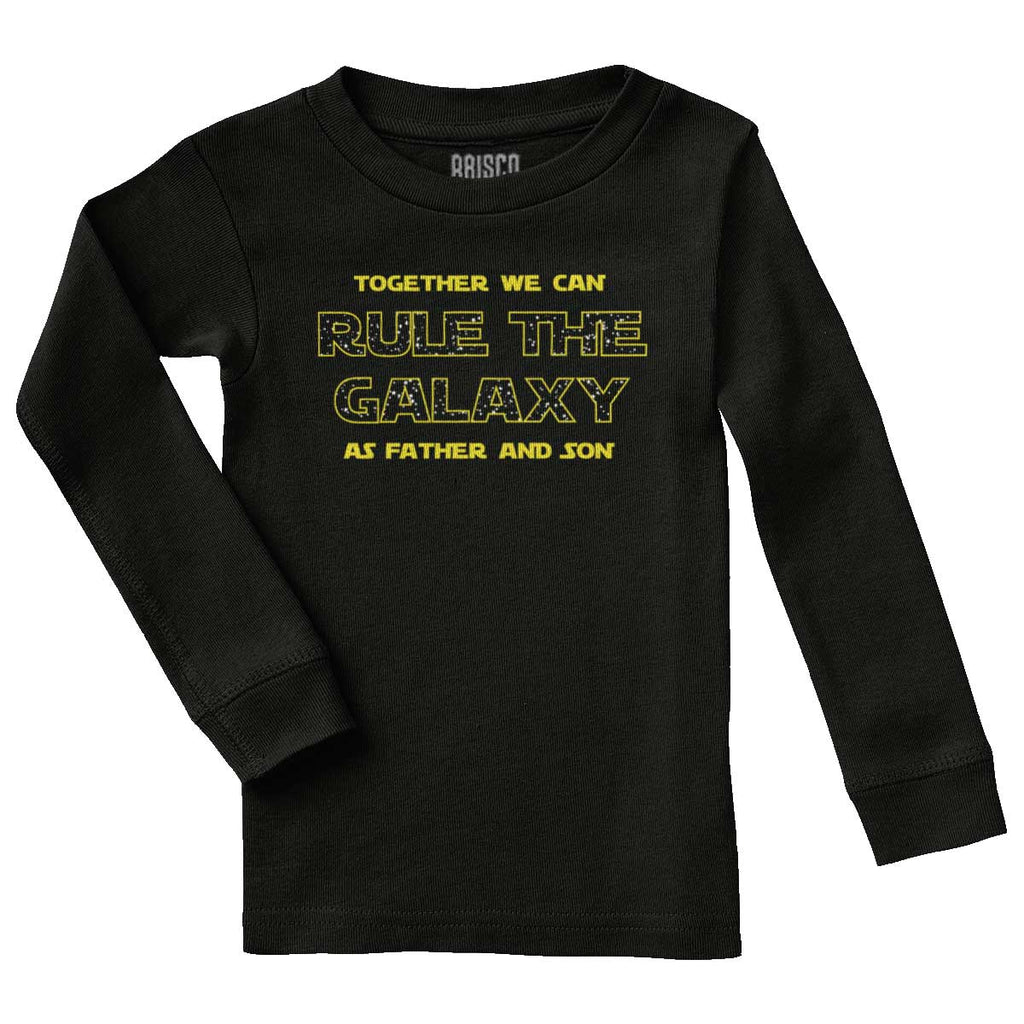 Rule The Galaxy Solid Baby Pajama Top-Direct To Garment Print-Brisco Baby