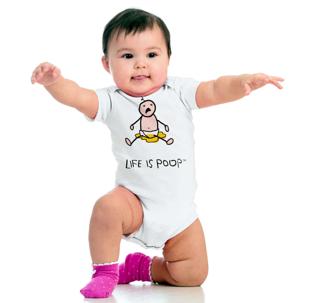 Baby Accident Romper Bodysuit-Direct To Garment Print-Brisco Baby