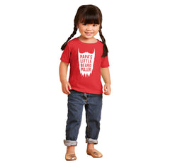 Papa's Little Bread Puller Infant Toddler T Shirt-Direct To Garment Print-Brisco Baby