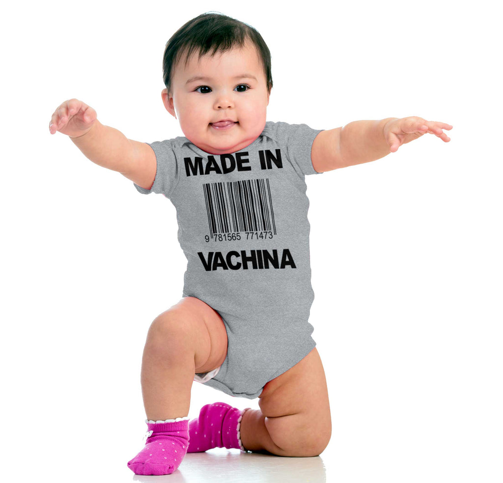 Made In Vachina Romper Bodysuit-Direct To Garment Print-Brisco Baby