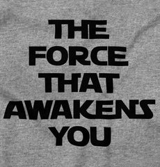 Force Awakens You Raglan Romper Bodysuit-Direct To Garment Print-Brisco Baby