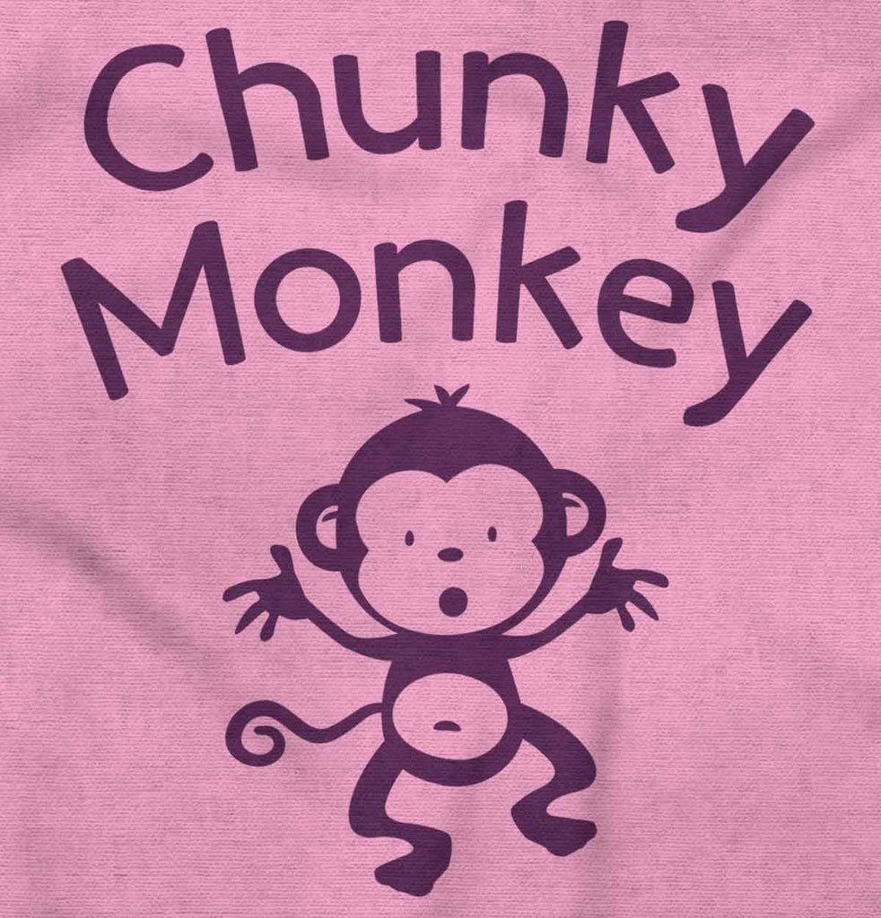 Chunky Monkey Infant Baby Bib-Direct To Garment Print-Brisco Baby