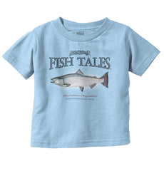 Chinook Salmon Infant Toddler T Shirt-Direct To Garment Print-Brisco Baby