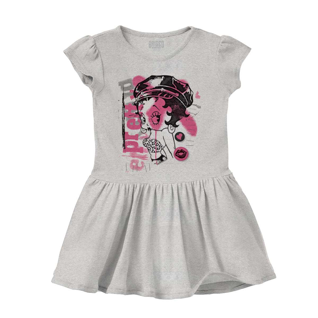 Pinup Betty Solid Baby Infant Dress-Direct To Garment Print-Brisco Baby