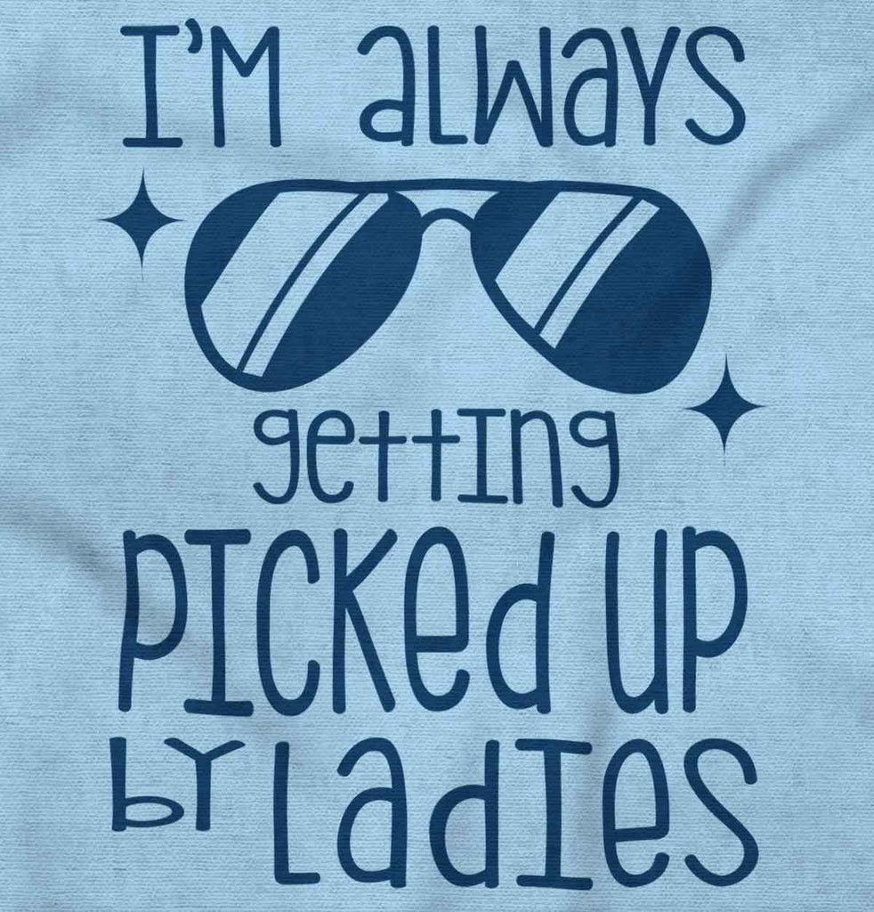 Picked Up By Ladies Infant Baby Bib-Direct To Garment Print-Brisco Baby