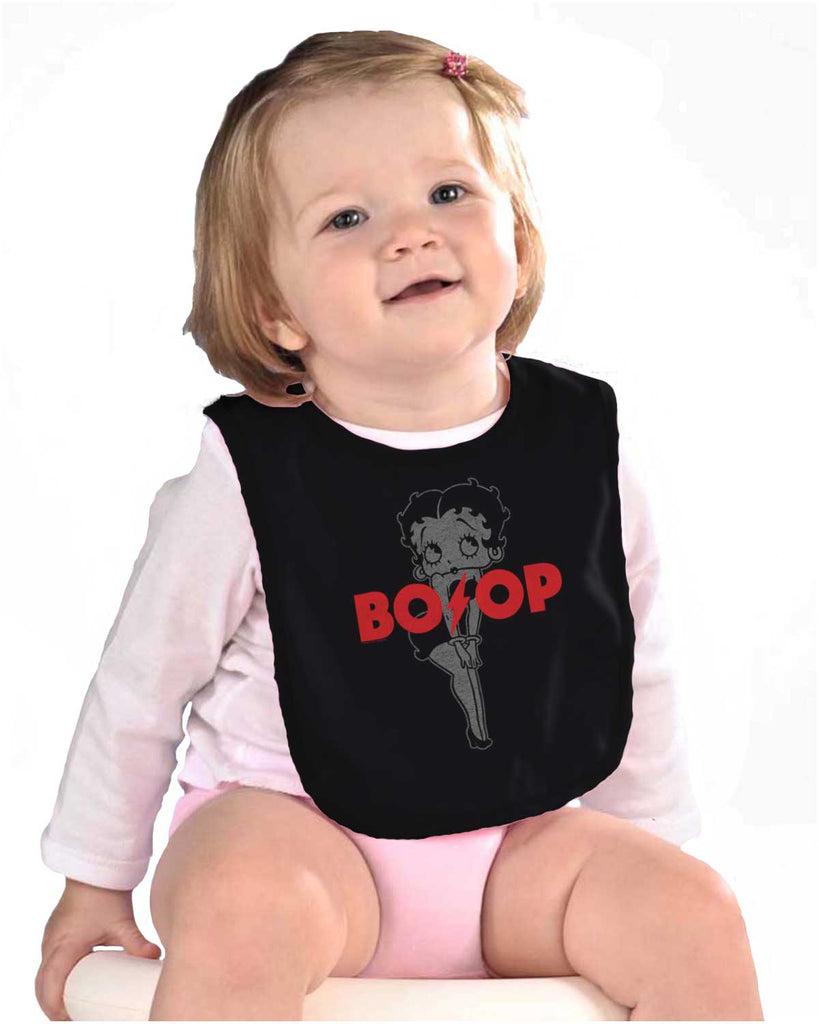 ACDC Boop Infant Baby Bib-Direct To Garment Print-Brisco Baby