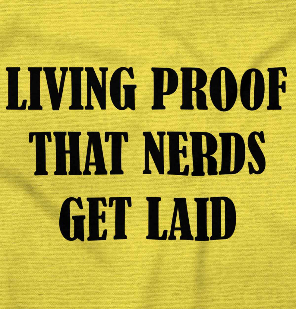 Nerds Get Laid Romper Bodysuit-Direct To Garment Print-Brisco Baby