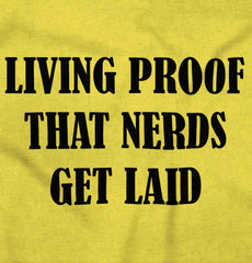 Nerds Get Laid Romper Bodysuit-Direct To Garment Print-Brisco Baby