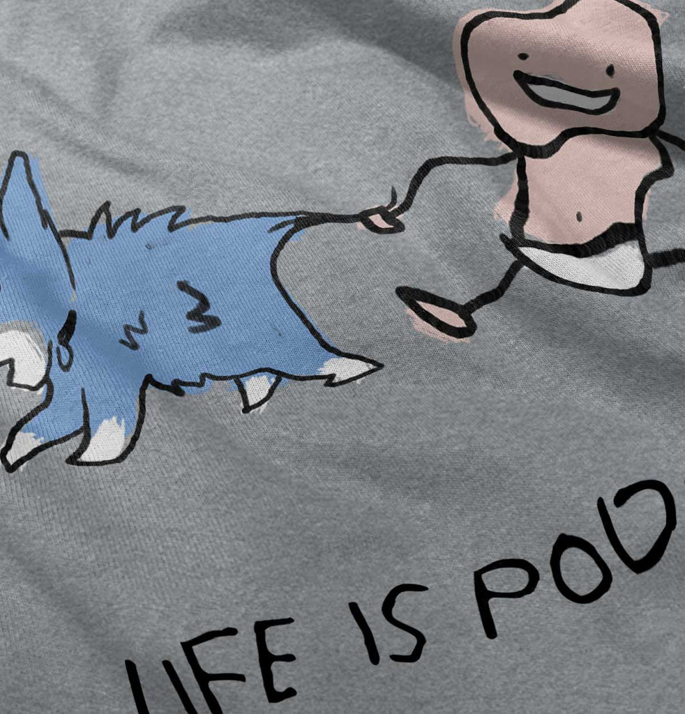 Dog Tail Romper Bodysuit-Direct To Garment Print-Brisco Baby