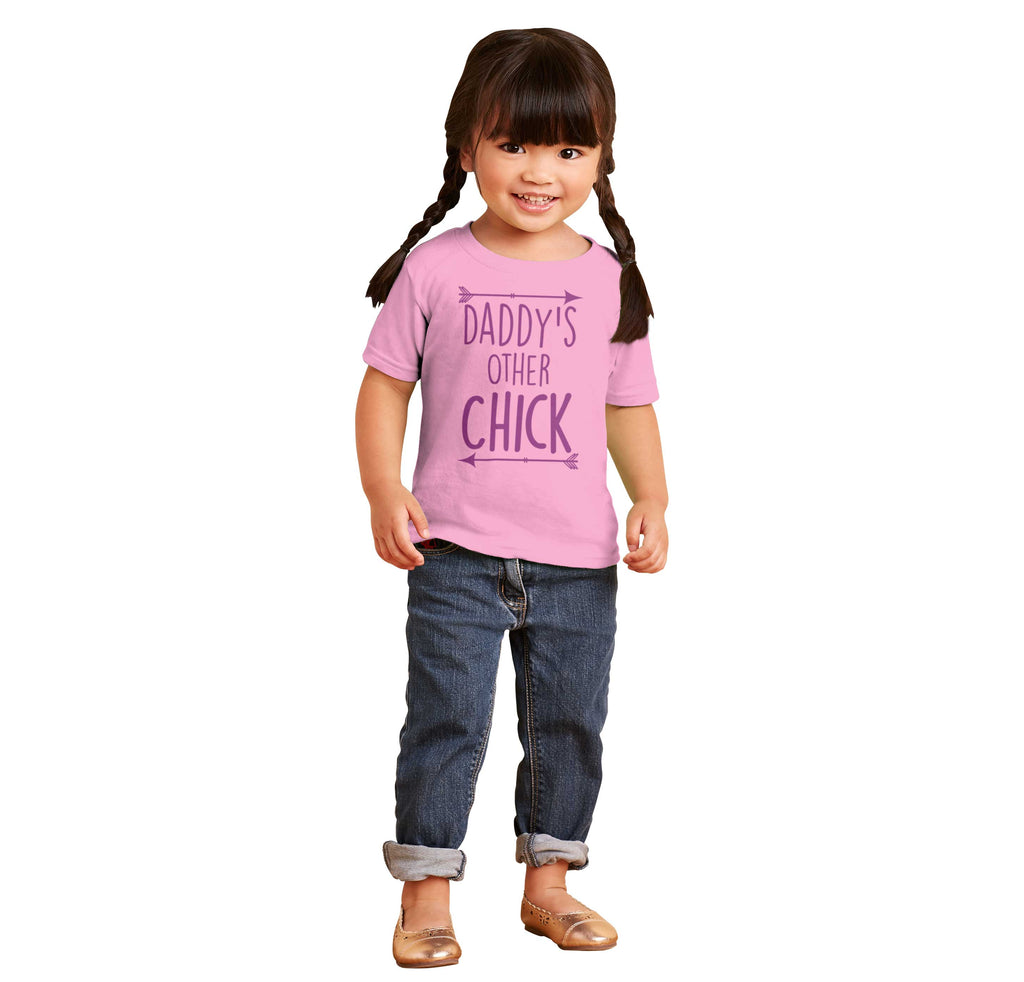 Daddy's Other Chick Infant Toddler T Shirt-Direct To Garment Print-Brisco Baby