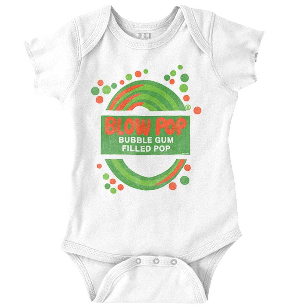 Blow Pop Bubble Gum Romper Bodysuit-Direct To Garment Print-Brisco Baby