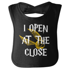 Open At The Close Infant Baby Bib-Direct To Garment Print-Brisco Baby
