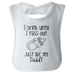 Like My Daddy Infant Baby Bib-Direct To Garment Print-Brisco Baby