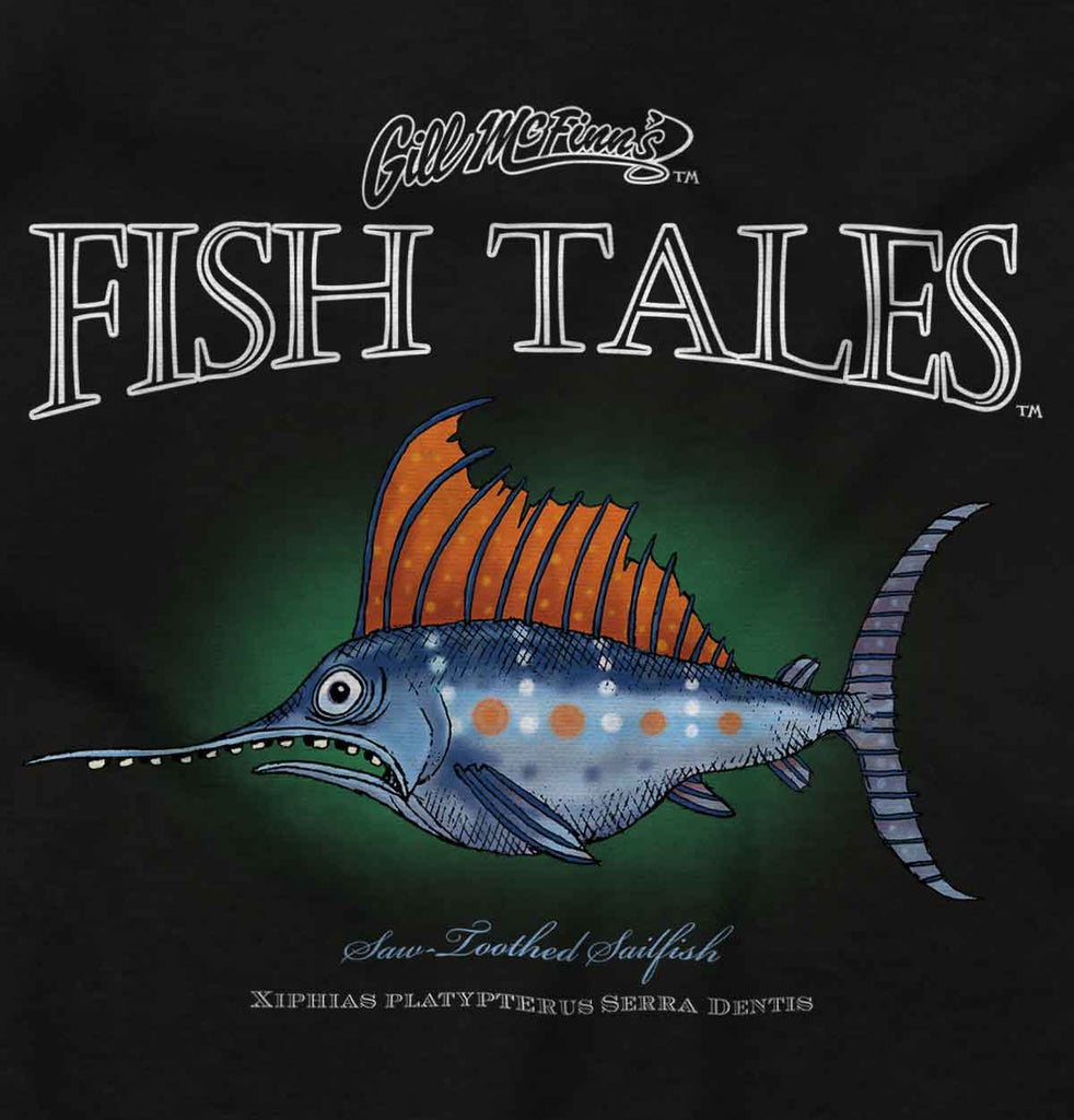Saw-Toothed Sailfish Infant Toddler T Shirt-Direct To Garment Print-Brisco Baby